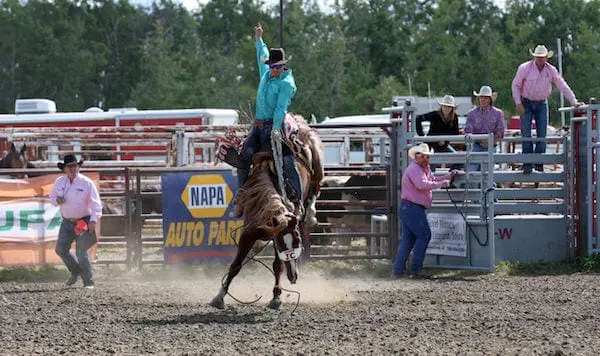 Fairview Amateur Rodeo bronking