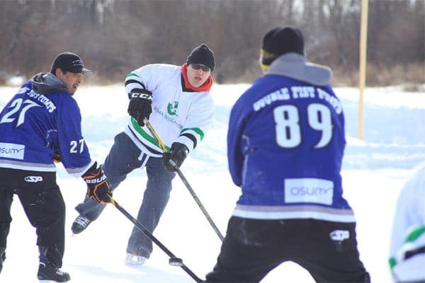 Alberta Pond Hockey Championships shoot
