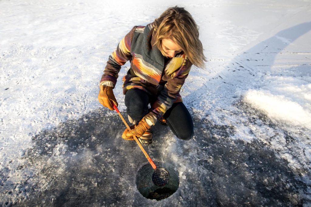 Ice Fishing - Travel Alberta Katie Goldie